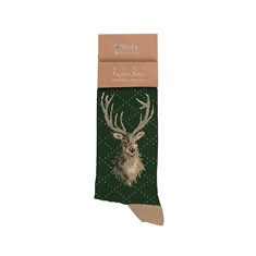Stag Mens Socks Portrait Of A Stag